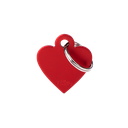 [10089980] MY FAMILY ALUMINUM HEART RED S