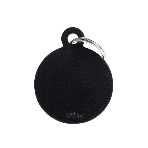 MY FAMILY BASIC ALUMINUM ROUND BLACK L