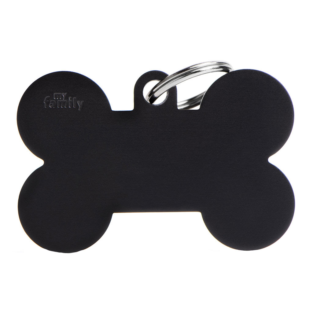 MY FAMILY BASIC ALUMINUM BONE BLACK XL