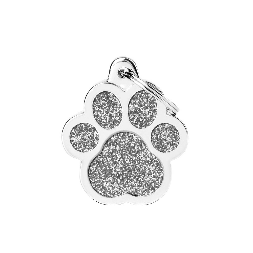 MY FAMILY SHINE GLITTER PAW GREY L