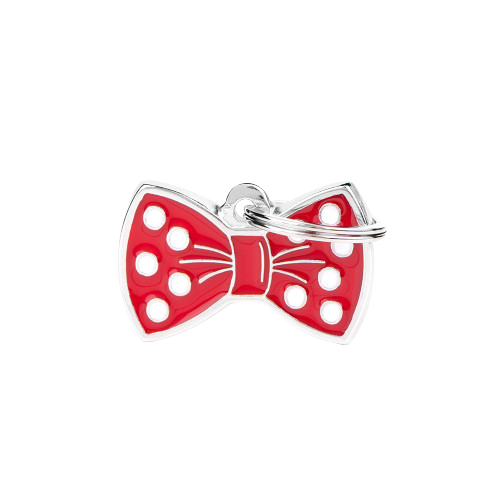 MY FAMILY CHARMS BOW TIE RED