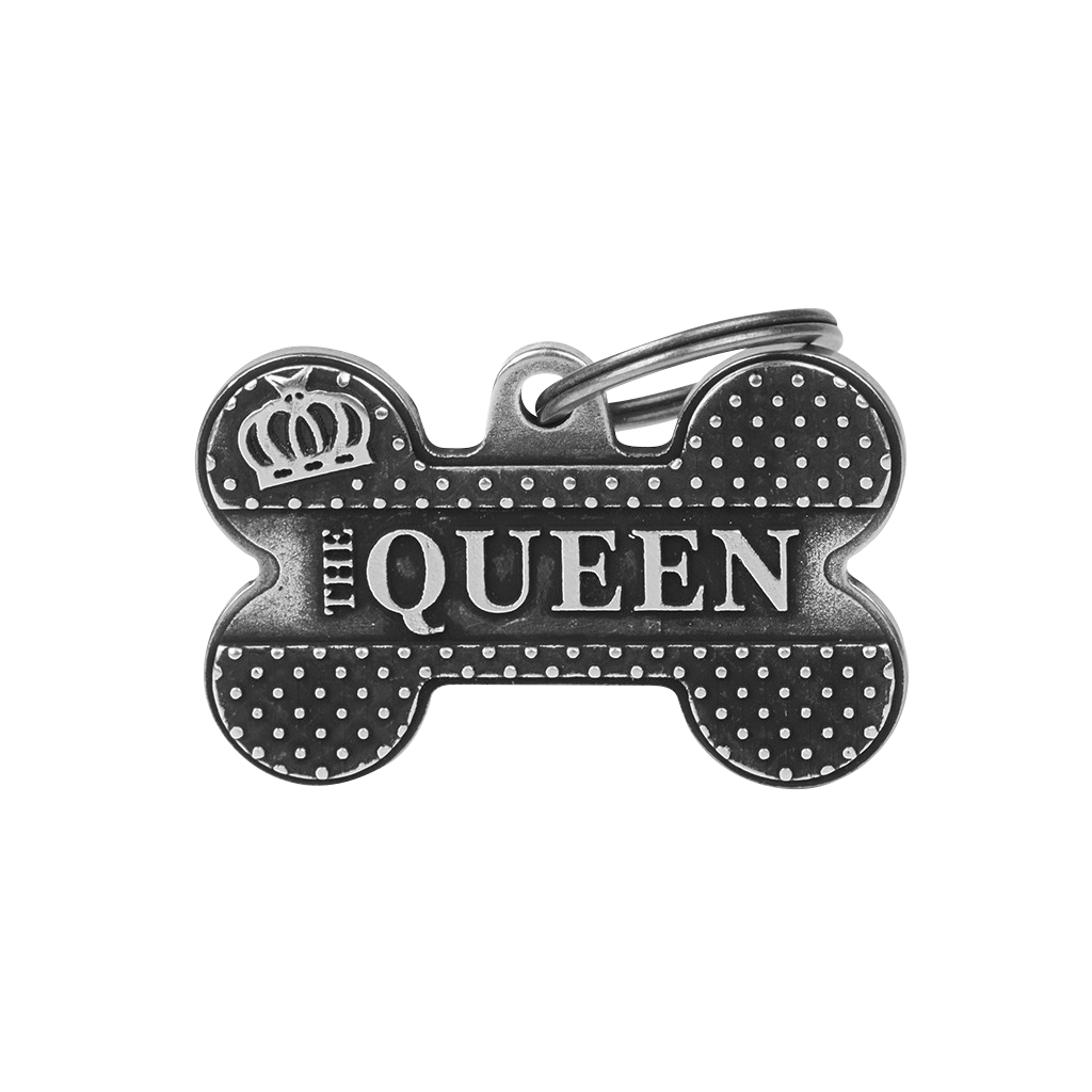 MY FAMILY BRONX BONE QUEEN ANTIQUE SILVER L