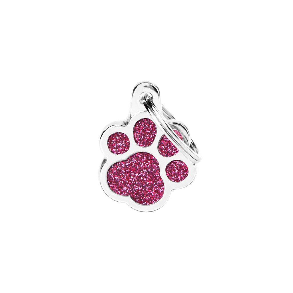 MY FAMILY SHINE GLITTER PAW PINK S