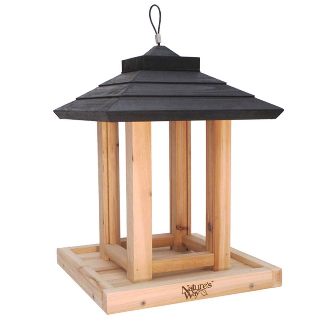 DV - NATURE'S WAY CEDAR GAZEBO BIRD FEEDER