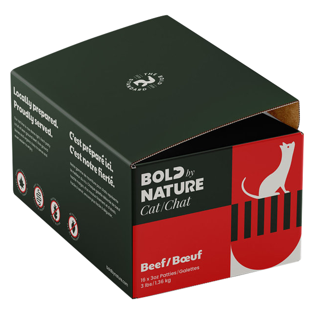 BBN CAT BEEF PATTIES 3LBS