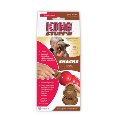 KONG STUFF'N LIVER SNACKS 11OZ