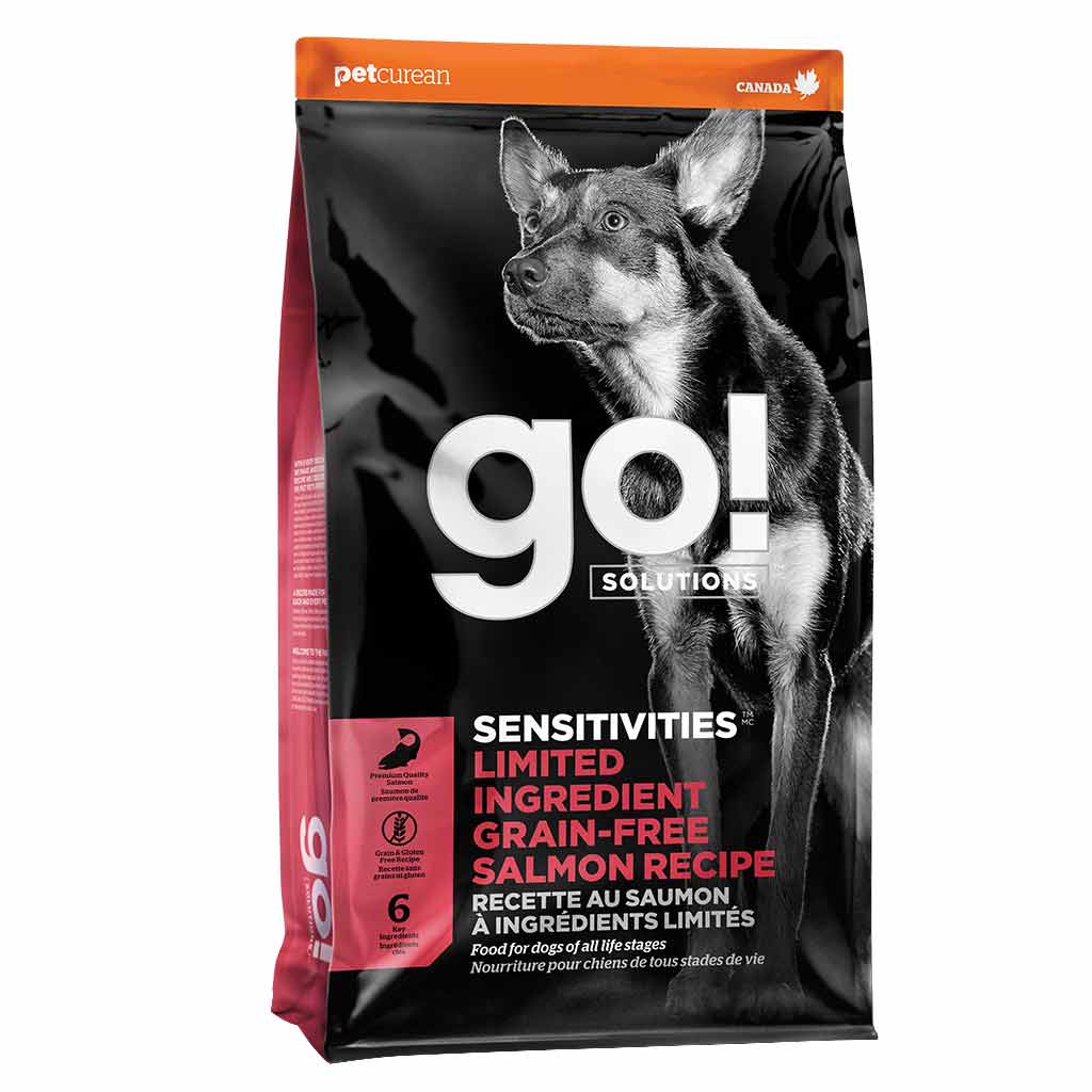 DMB - GO DOG SENSITIVITIES LID GRAIN FREE SALMON 12LB