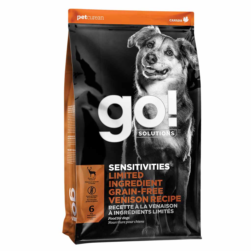 GO DOG SENSITIVITIES LID GRAIN FREE VENISON 3.5LB