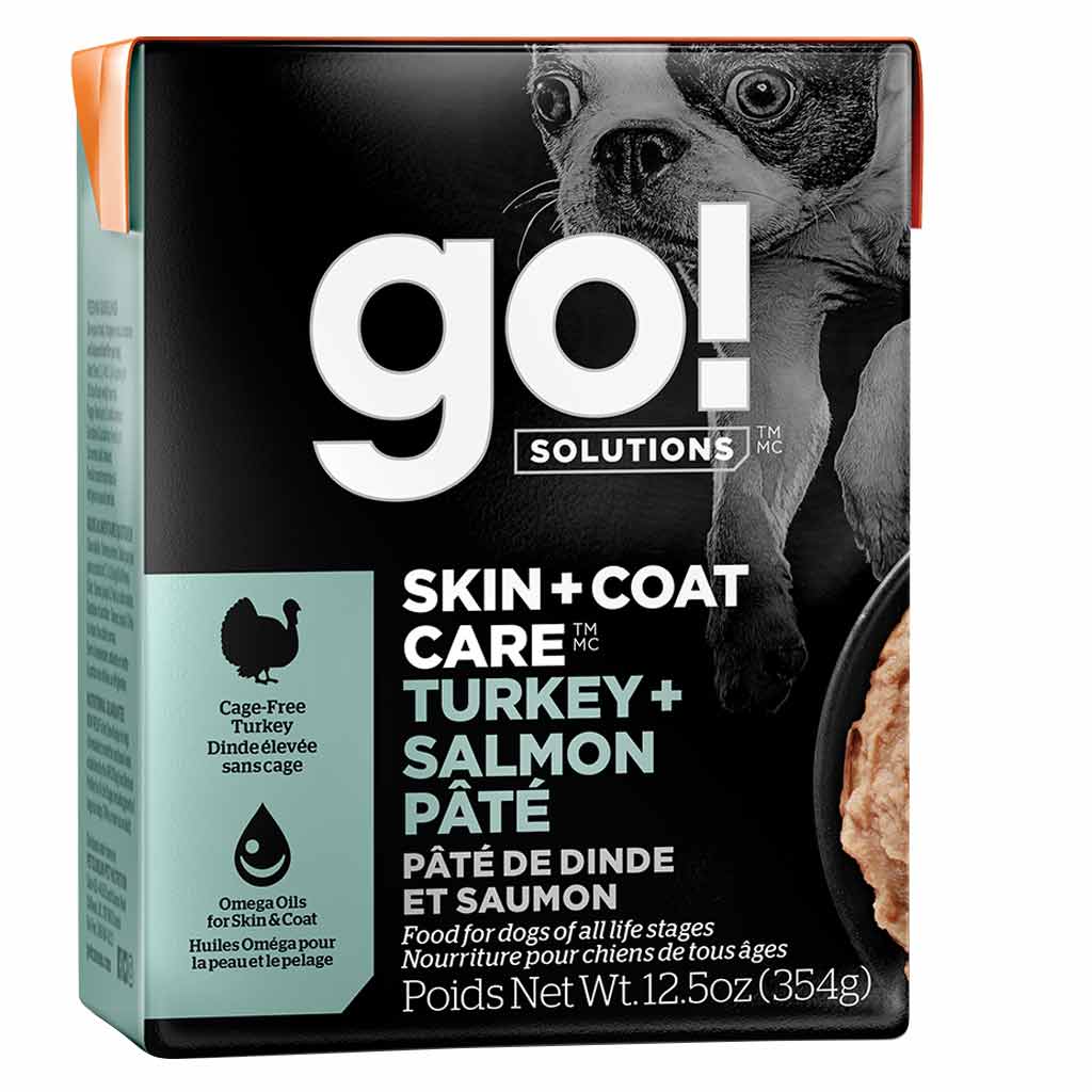 DMB - GO DOG SKIN &amp; COAT TURKEY SALMON 12.5OZ