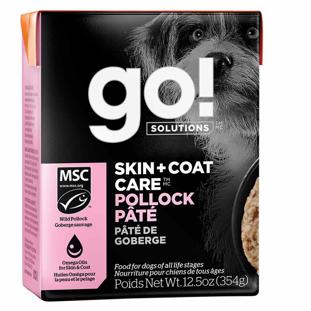 DMB - GO DOG SKIN &amp; COAT POLLOCK PATE 12.5OZ
