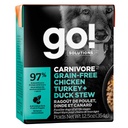 DMB - GO DOG CARNIVORE GRAIN FREE CHICKEN TURKEY DUCK STEW 12.5OZ