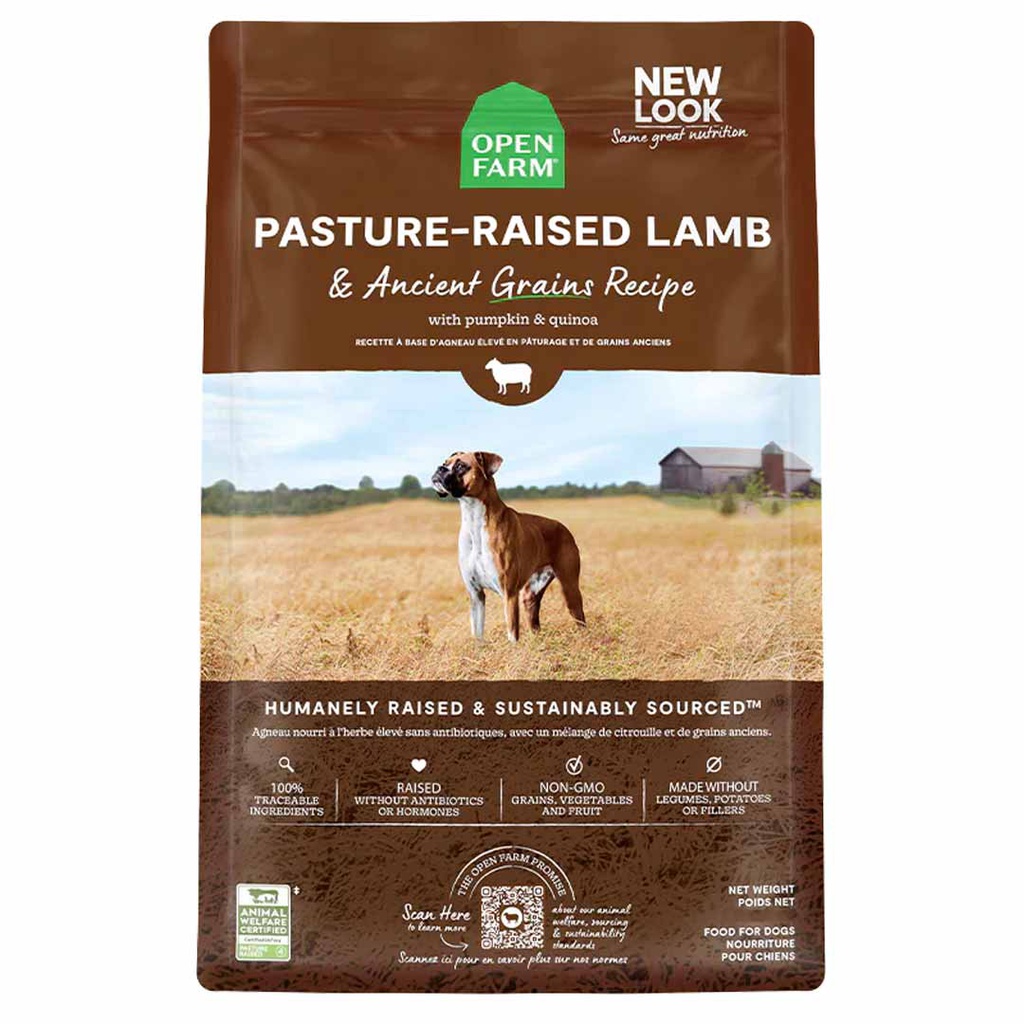 OPEN FARM DOG PASTURE RAISED LAMB 4LB