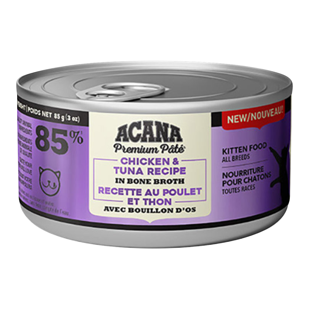 ACANA KITTEN CHICKEN & TUNA RECIPE IN BONE BROTH 85g (3OZ)