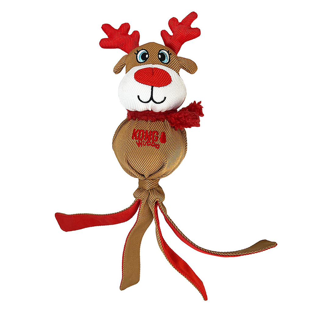 KONG HOLIDAY DOG SHAKERS LUVS REINDEER MED