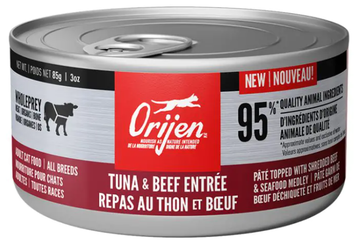 ORIJEN CAT TUNA &amp; BEEF ENTREE 85g (3OZ)