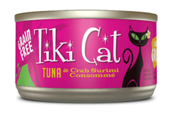 TIKI CAT TUNA &amp; CRAB SURIMI 2.8OZ