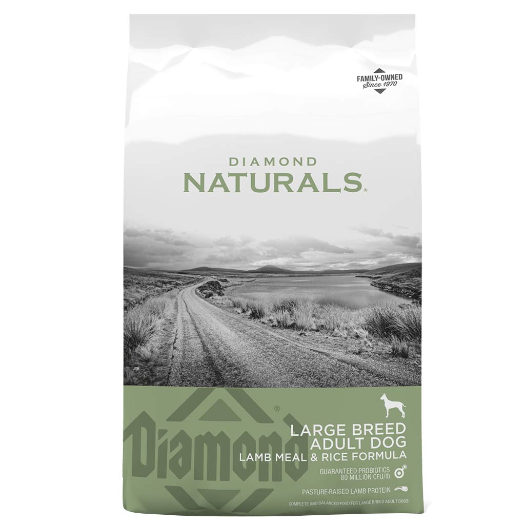 DIAMOND NATURALS DOG LARGE BREED LAMB & RICE 40LB