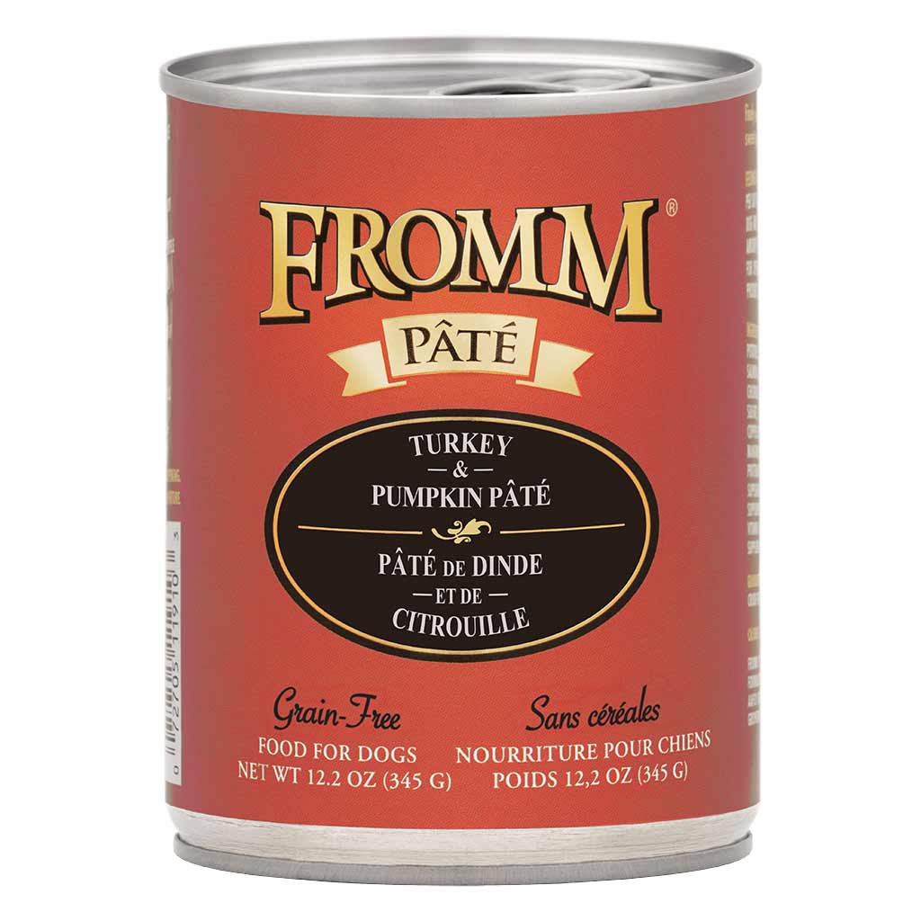 FROMM DOG TURKEY & PUMPKIN PATE 12.2OZ