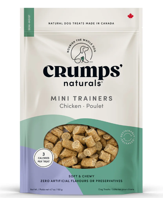 CRUMPS MINI TRAINERS CHICKEN SEMI MOIST 132G