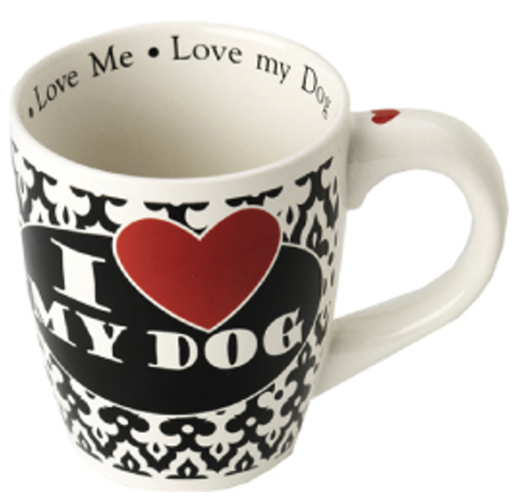 DMB - PETRAGEOUS I LOVE MY DOG JUMBO MUG 28OZ
