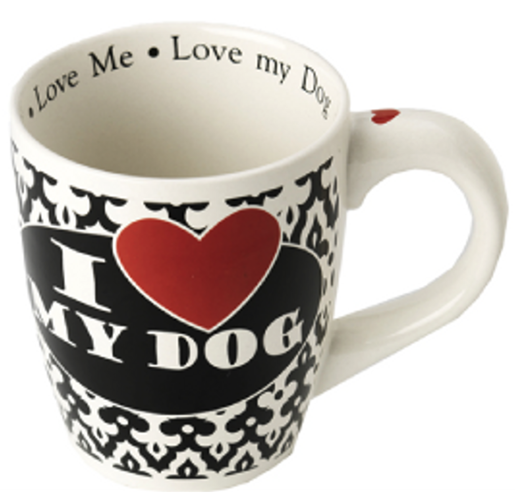 PETRAGEOUS I LOVE MY DOG JUMBO MUG 28OZ