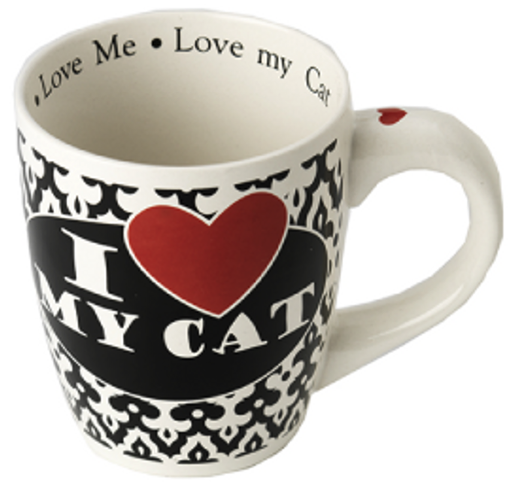 PETRAGEOUS I LOVE MY CAT JUMBO MUG 28OZ