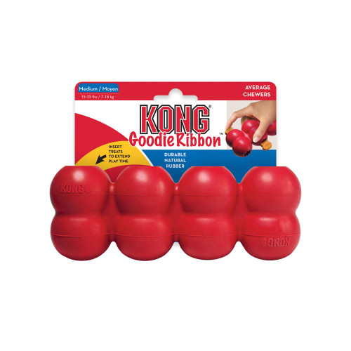 KONG GOODIE RIBBON TREAT TOY MEDIUM