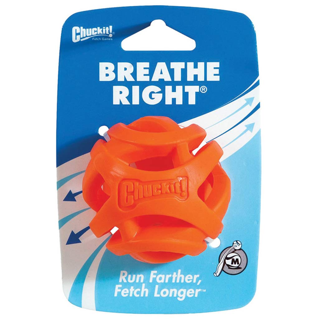 CHUCKIT BREATHE RIGHT FETCH BALL MEDIUM