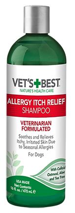 VETS BEST ALLERGY ITCH RELIEF DOG SHAMPOO 16OZ