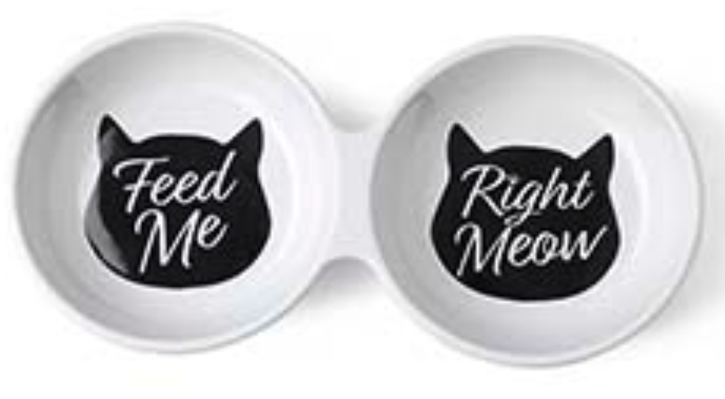 PETRAGEOUS MEOW KITTY DUO DINNER WHITE