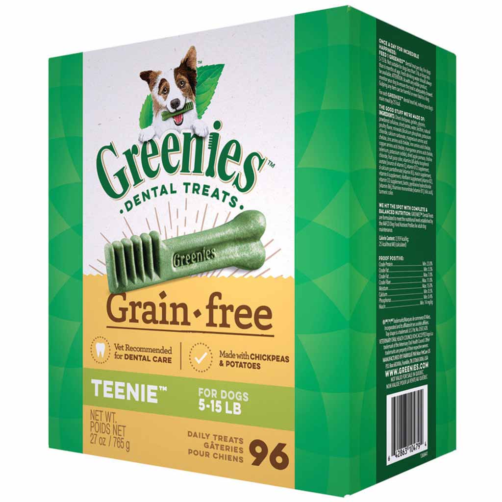 GREENIES GRAIN FREE TREAT PAK TEENIE 27OZ