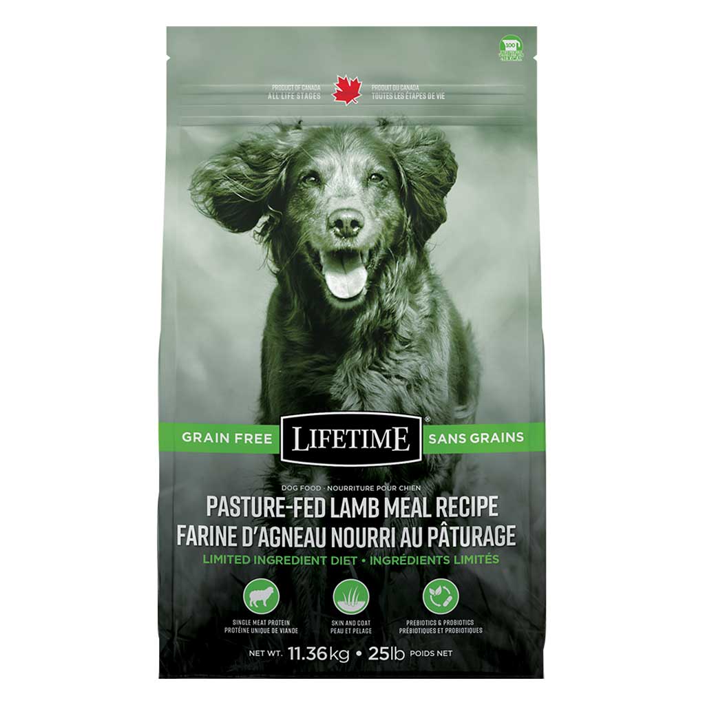 DMB - LIFETIME DOG ALL LIFE STAGES GRAIN FREE PASTURE FED LAMB 25LB