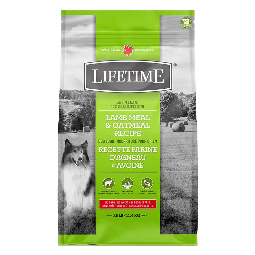 DMB - LIFETIME DOG ALL LIFE STAGES LAMB &amp; OATMEAL 25LB