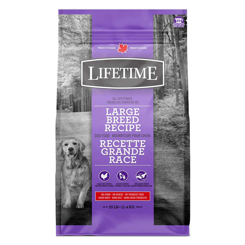 DMB - LIFETIME DOG ALL LIFE STAGES LARGE BREED CHICKEN &amp; OATMEAL 25LB