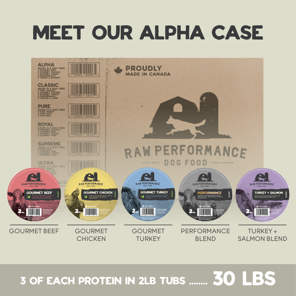 RAW PERFORMANCE VARIETY CASE ALPHA 30LB