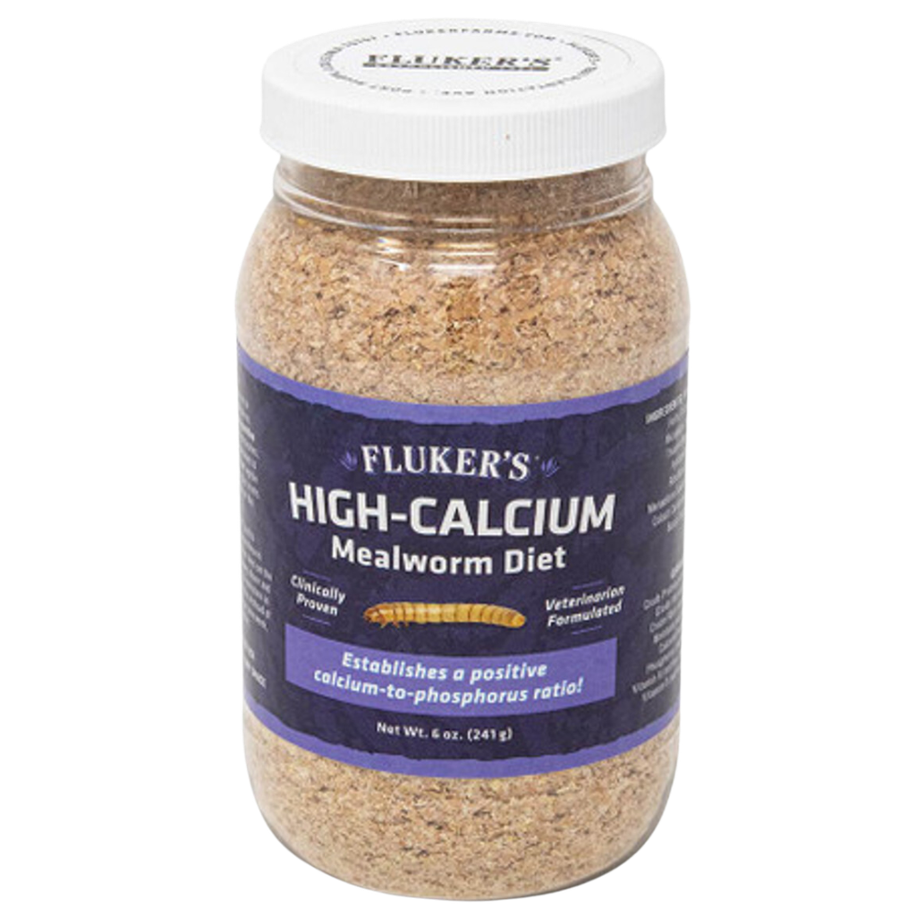 FLUKER'S HI-CALCIUM MEALWORM DIET 6OZ