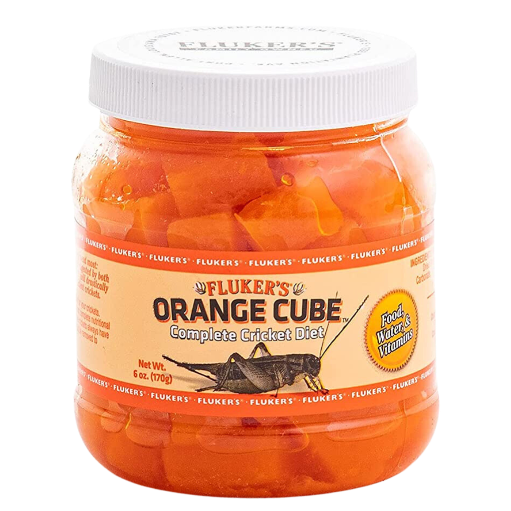 FLUKER'S ORANGE CUBE CRICKET DIET 6 OZ