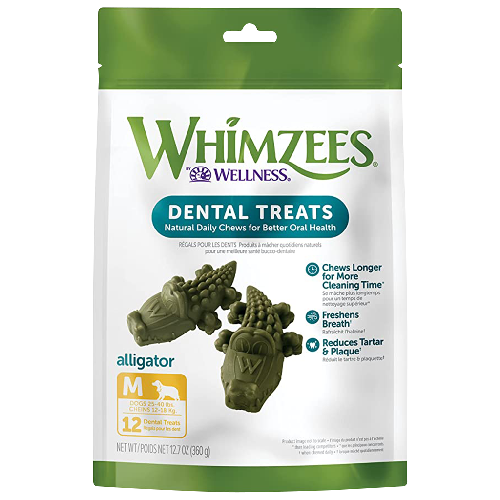 WHIMZEES ALLIGATOR MED 12.7OZ