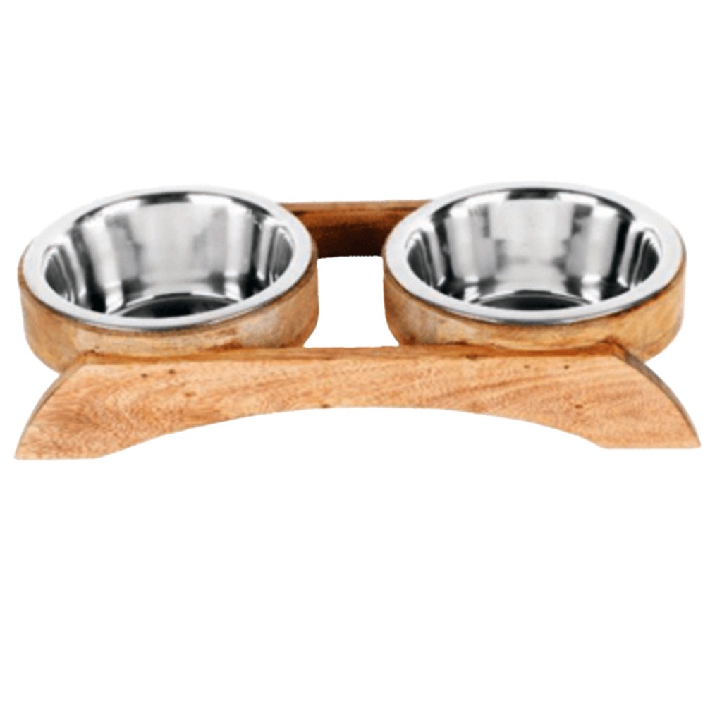 DMB - ADVANCE WOOD DOUBLE DINNER W/ SS BOWL 2 X 1QT