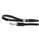 DMB - MY FAMILY BILBAO LEASH FAUX LEATHER BLK