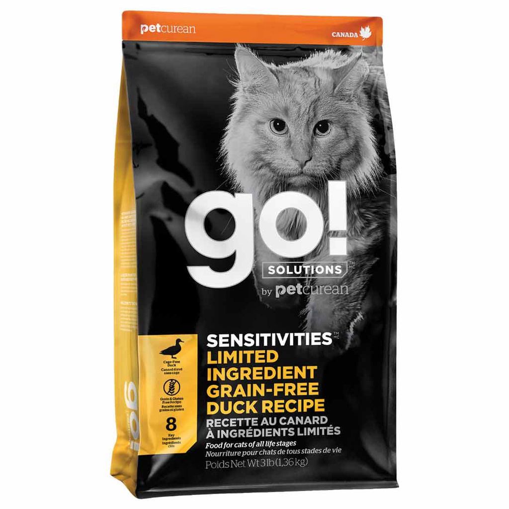 GO CAT SENSITIVITIES DUCK 3LB