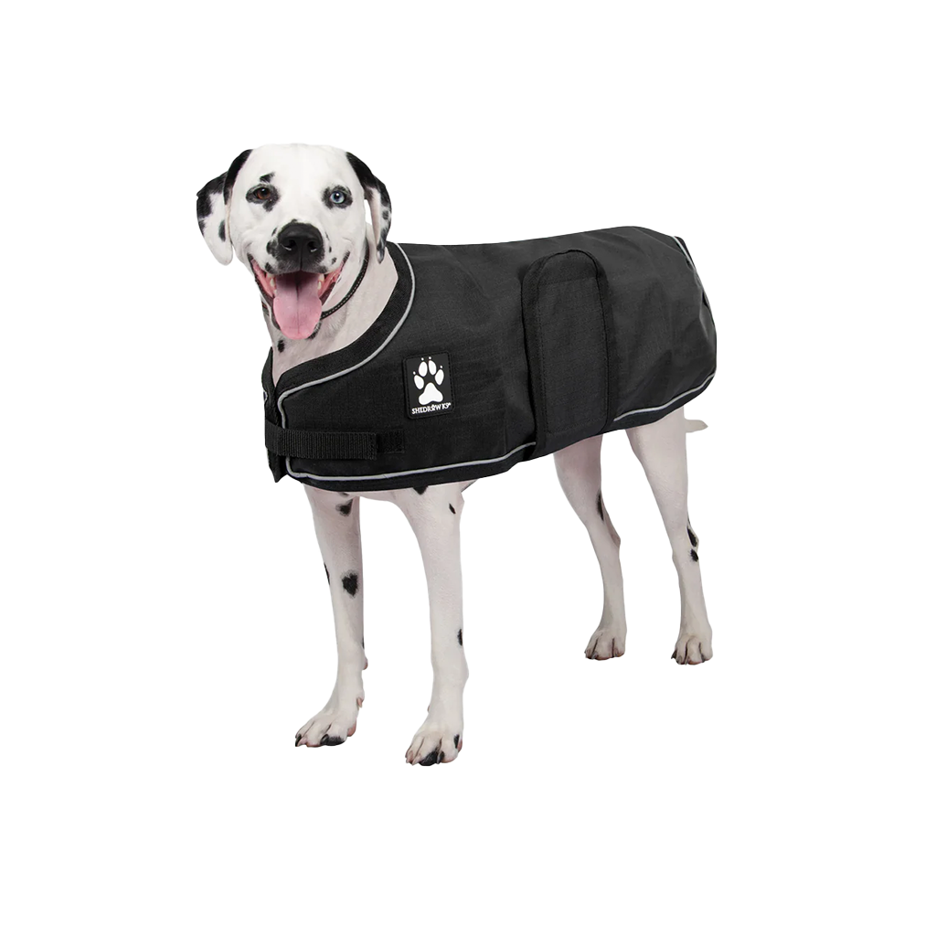 SHEDROW K9 HARBOUR 2.0 RAIN COAT BLACK MS