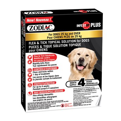 ZODIAC DOG INFESTOP PLUS OVER 25KG