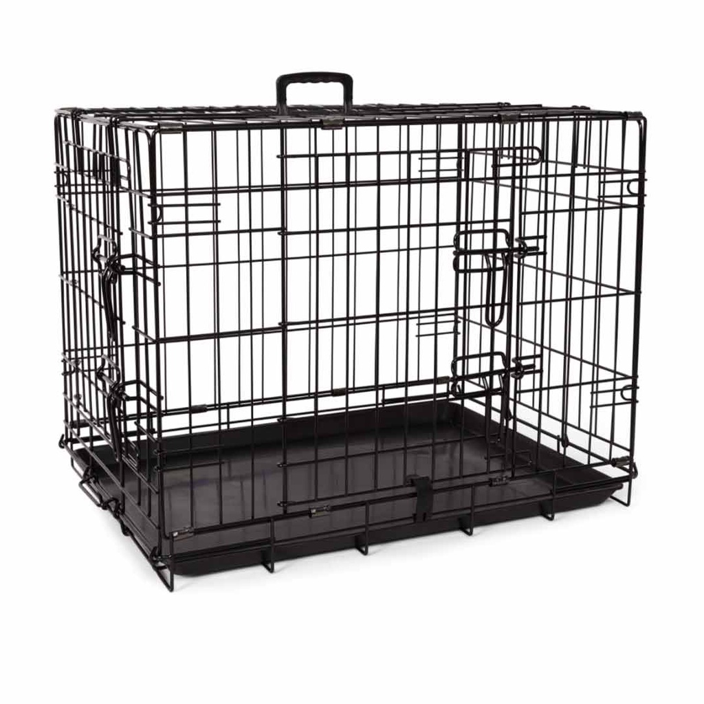 BUD'Z DELUXE CRATE FOLDABLE DOUBLE DOOR 24IN