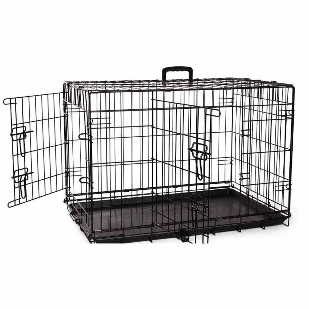 BUD'Z DELUXE CRATE FOLDABLE DOUBLE DOOR 30IN