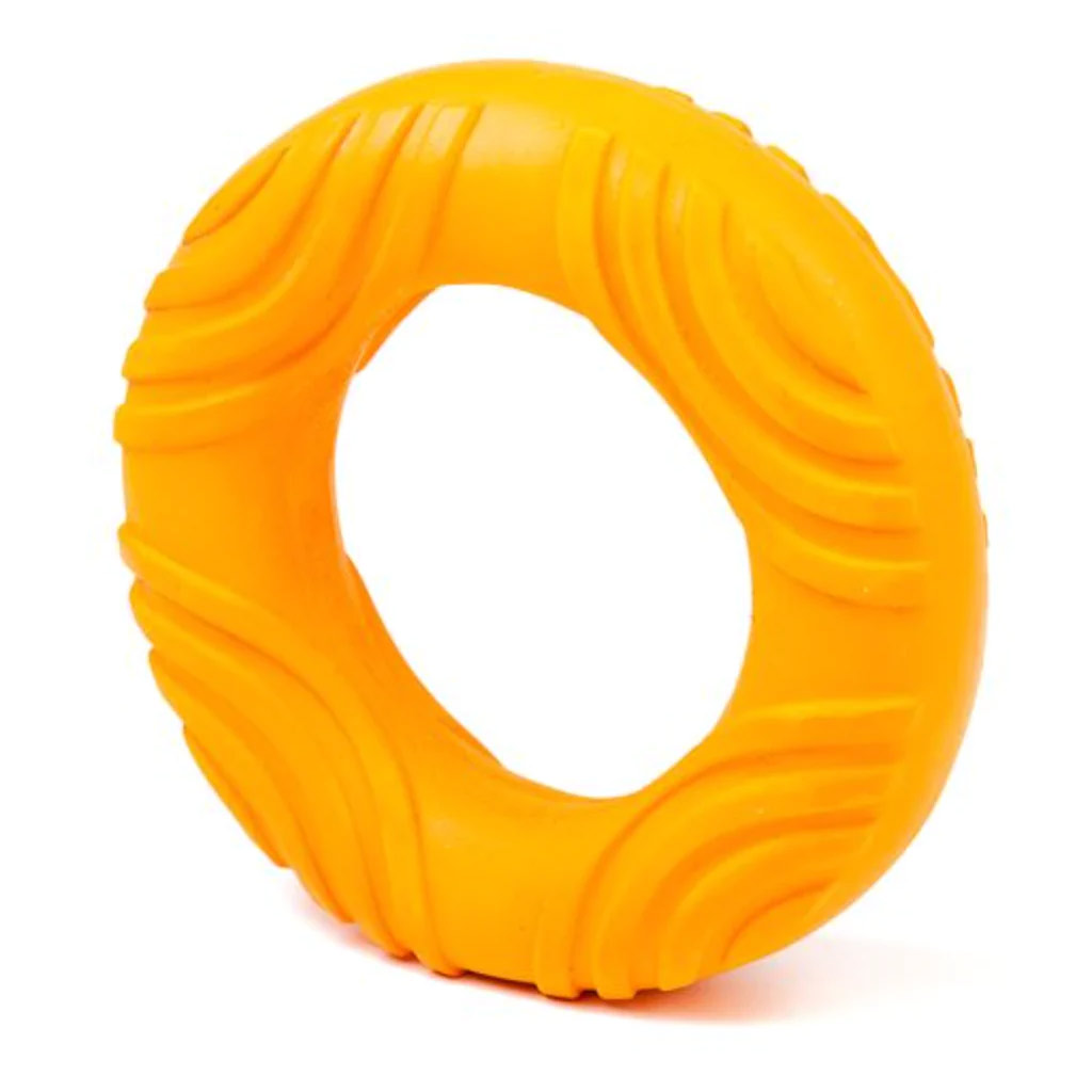 BUD'Z LATEX SQUEAKER RING ORANGE