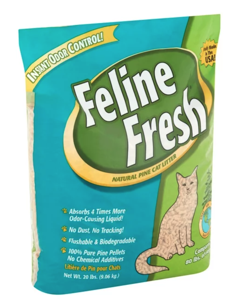 DR - FELINE FRESH NATURAL PINE CAT LITTER 20LB