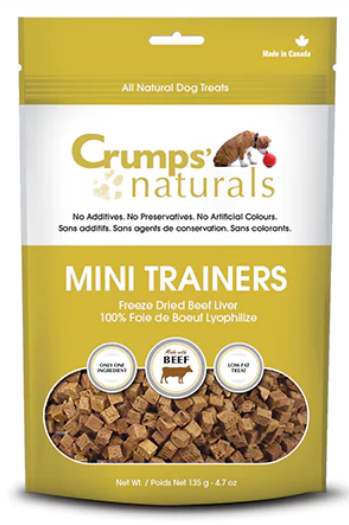 CRUMPS MINI TRAINERS BEEF LIVER FREEZE DRIED 126G