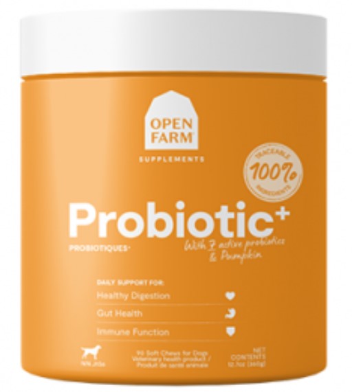 OPEN FARM PROBIOTIC SUPPLEMENT CHEWS (90 PC)