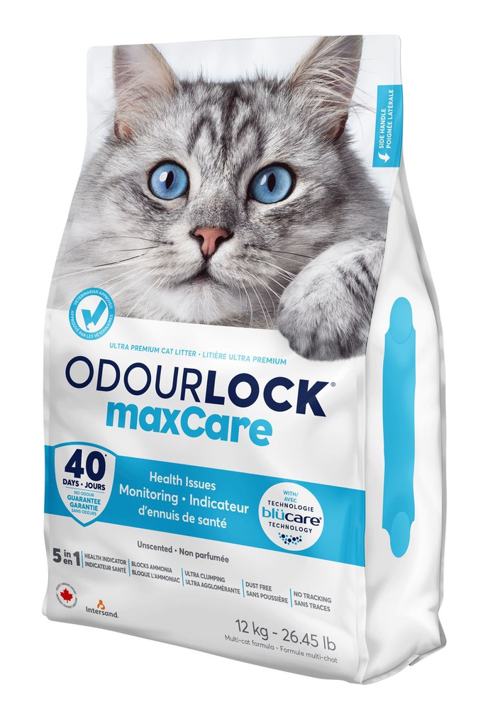 ODOURLOCK MAXCARE ULTRA PREMIUM CLUMPING LITTER 12KG